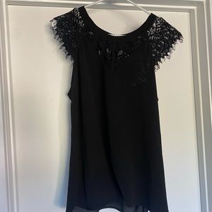 Black Lace Blouse
